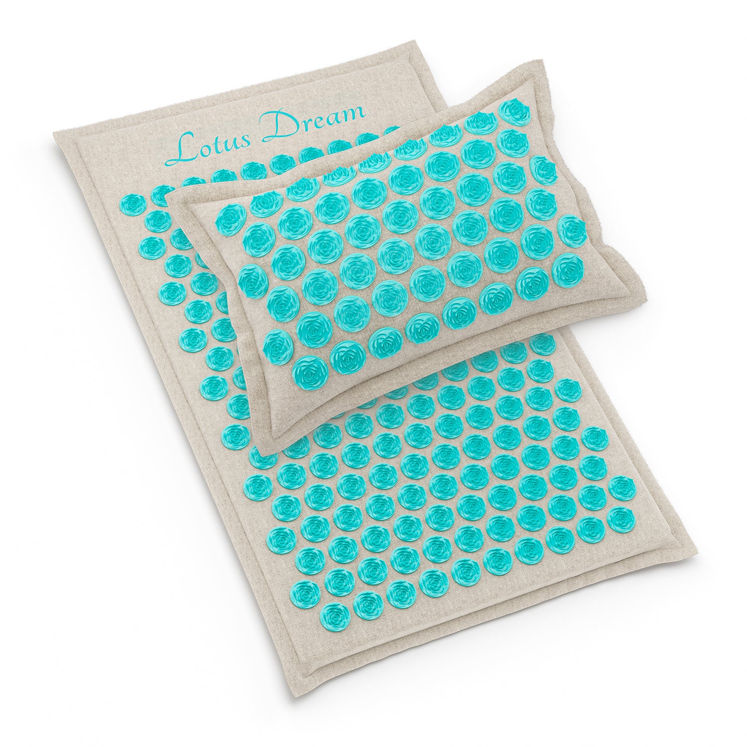 Akupressurset - Akupressurmatte mit Akupressurkissen zur Entspannung 